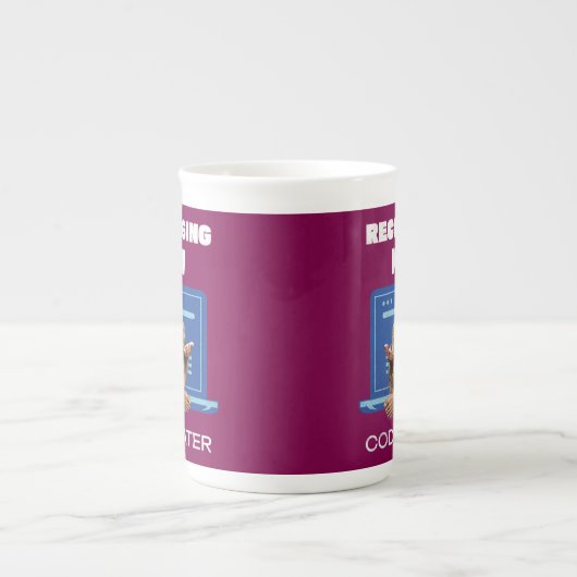Tasse En Porcelaine Développeur logiciel Coder de programmeur Bigfoot (Devant)