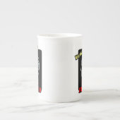 Tasse En Porcelaine Diagnostic : Brainé par les oiseaux (Devant)