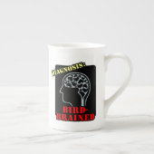 Tasse En Porcelaine Diagnostic : Brainé par les oiseaux (Droite)