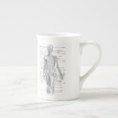 Tasse En Porcelaine Diagramme humain éducatif d'anatomie (Droite)
