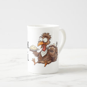 Tasse En Porcelaine Dinde pour l'Action de grâce