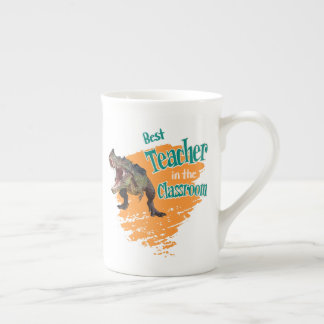 Tasse En Porcelaine Dinosaure Dinosaure meilleur enseignant dans la cl