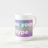 Tasse En Porcelaine Dites-moi votre MBTI (Devant droit)