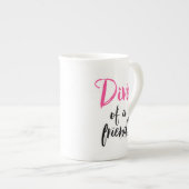 Tasse En Porcelaine "Diva d'un ami" (Devant droit)