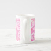 Tasse En Porcelaine Dollar de sable blanc et rose (Dos)