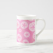 Tasse En Porcelaine Dollar de sable blanc et rose (Droite)
