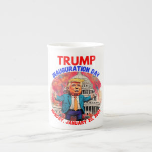 TASSE EN PORCELAINE DONALD TRUMP JOUR D'INAUGURATION 2025