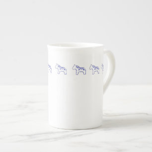 Tasse en porcelaine d'os de narcisse