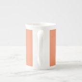 tasse en porcelaine d'os de papillon monarque (Dos)