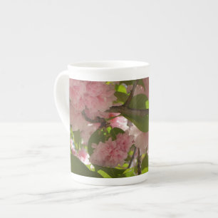 Tasse En Porcelaine Double floraison cerisier III printemps fleuri