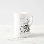 Tasse En Porcelaine Dragons à la mode (Devant droit)