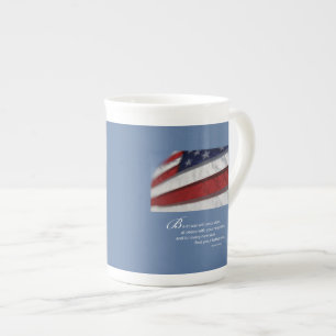 Tasse En Porcelaine Drapeau américain patriotique