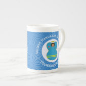 Tasse En Porcelaine Drapeau Aruba Angel Hanoukka (Devant droit)