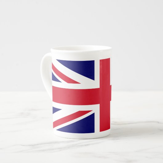Tasse En Porcelaine Drapeau britannique (Devant gauche)