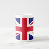 Tasse En Porcelaine Drapeau britannique (Devant)