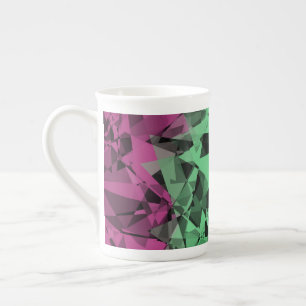 Tasse En Porcelaine Drapeau de Fierté Polysexuel Groovy Éclectique Rét