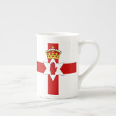 Tasse En Porcelaine Drapeau d'ulster d'Irlande du Nord (Droite)