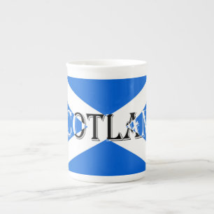 Tasse En Porcelaine Drapeau écossais Écosse Mugcn inversé