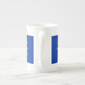 Tasse En Porcelaine Drapeau européen (Dos)