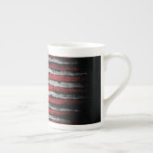 Tasse En Porcelaine Drapeau Grunge U.S.A (Droite)
