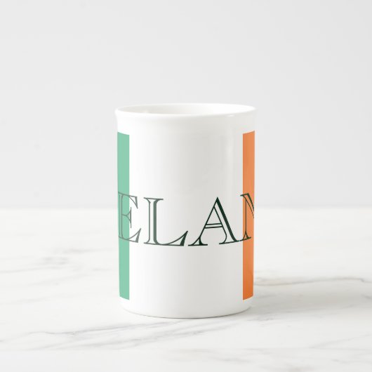 Tasse En Porcelaine Drapeau irlandais Mugcn (Devant)
