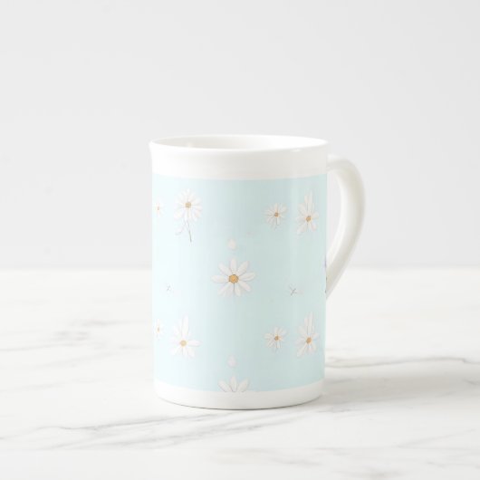 Tasse En Porcelaine Dreamy Mint Meadow (Devant droit)