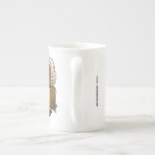Tasse En Porcelaine Drôle Chouette (Dos)