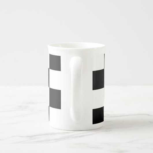 Tasse En Porcelaine Échecboard (Dos)