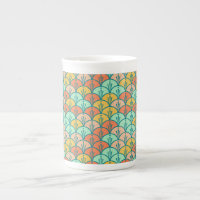 Echelle de poisson géométrique moderne et colorée