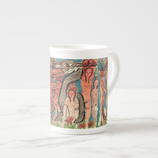 Tasse En Porcelaine Échos d'Ourobouric (Devant droit)