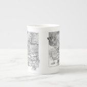 Tasse En Porcelaine École de souris (Devant)