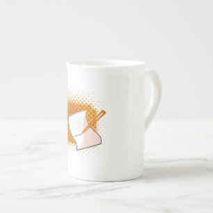 Tasse En Porcelaine Écriture Lover