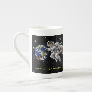 Tasse En Porcelaine Écureuil dans l'espace