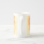 Tasse En Porcelaine Effet Cloud orange (Dos)