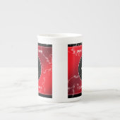 Tasse En Porcelaine Élégant 42e anniversaire du Mariage Jasper (Devant)