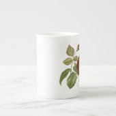 Tasse En Porcelaine Elegant Rose Personalised (Devant)