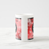 Tasse En Porcelaine Elégante 80ème anniversaire du Mariage de Ruby (Devant)