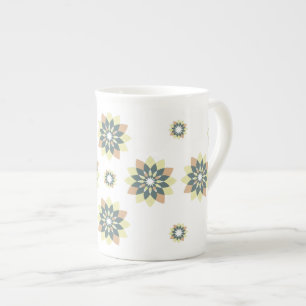 Tasse En Porcelaine Élégante Étoile géométrique moderne éclate
