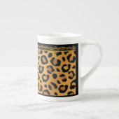 Tasse En Porcelaine Empreinte de léopard (Droite)
