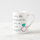 Tasse En Porcelaine Engagé ? (Droite)