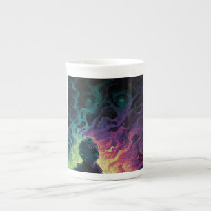 Tasse En Porcelaine Entité de fumée