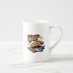 Tasse En Porcelaine Équipage de pizza