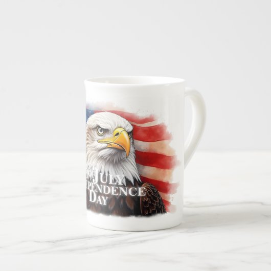 Tasse En Porcelaine Esprit d'indépendance (Devant droit)