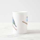 Tasse En Porcelaine Étamine d'indigo sur la conception de branche (Devant)