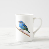 Tasse En Porcelaine Étamine d'indigo sur la conception de branche (Droite)