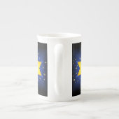 Tasse En Porcelaine Étoile de David (Dos)