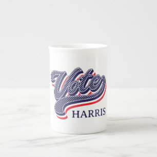 Tasse En Porcelaine Étoiles et tripes électorales personnalisées