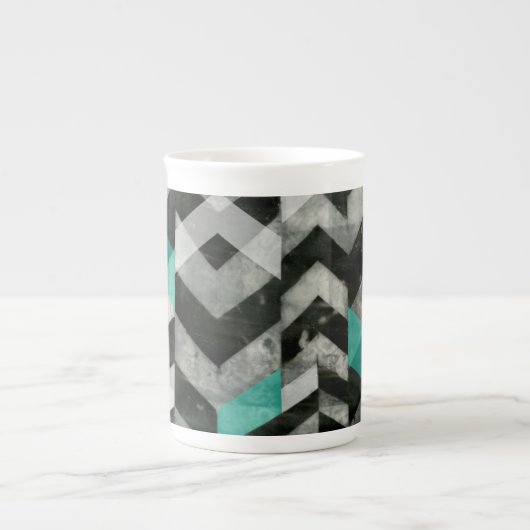 Tasse En Porcelaine Exclusion Chevron II (Devant)