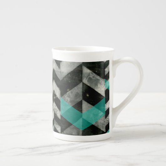 Tasse En Porcelaine Exclusion Chevron II (Droite)