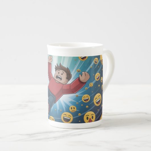 Tasse En Porcelaine Fall in bubble  (Devant droit)